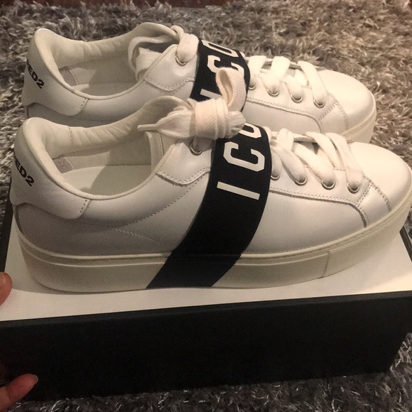Dsquared2 ICON Sneakers EU 39 US 9 - Picture 3 of 6